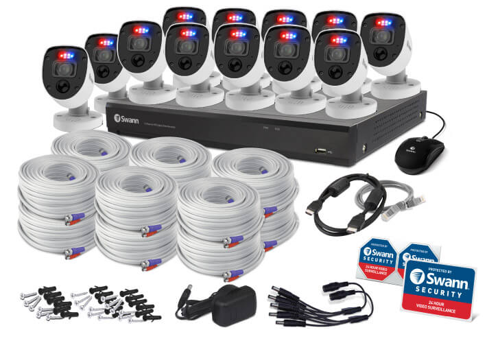 Home 12 Camera 16 Channel 4K Ultra HD DVR Security System