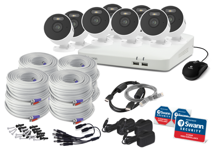 Swann （スワン）DVRシステム ８チャンネル　カメラ６台セット 193163153965086.jpg